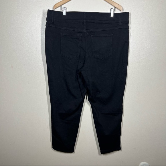 SPANX Womens Ankle Skinny Jeans Clean Black Pull On Jeggings Plus Size 3X - Picture 6 of 8